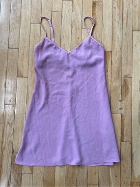 Vintage La Senza Pink Satin Slip Dress Nightgown Y2K Fairycore Coquette